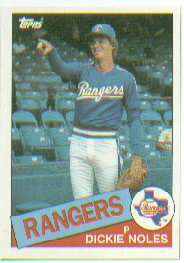 1985 Topps Baseball Cards      149     Dickie Noles